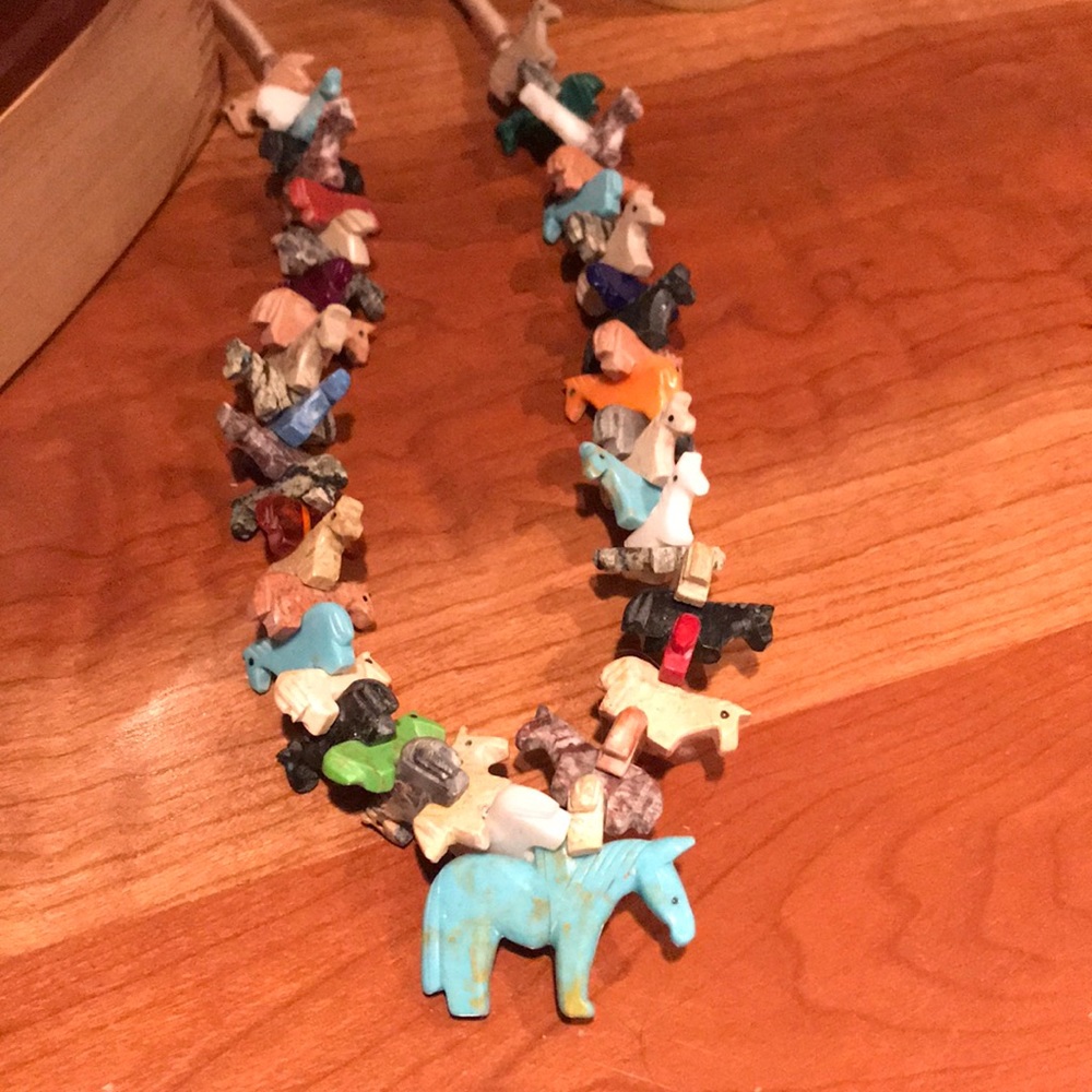 SOLD - Native American Fetish Necklace